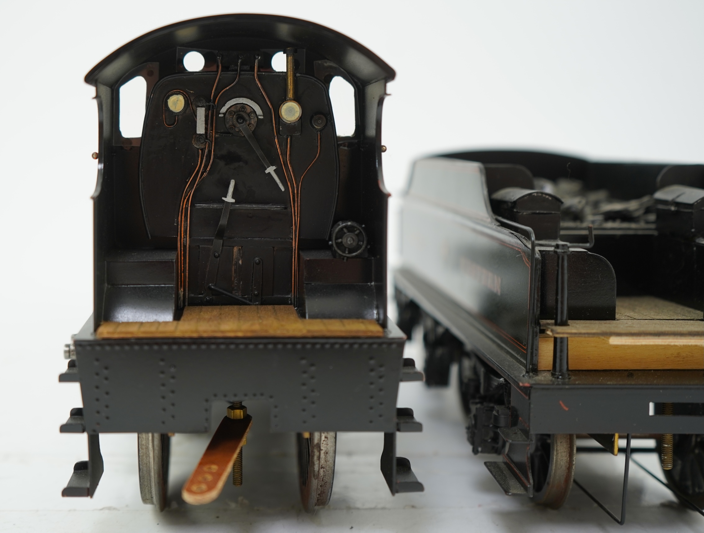 A Gauge One Cherry Scale Models (No. 60) model of GWR Class 37xx City of Truro 3440, 4-4-0 tender locomotive, powered for two rail operation.